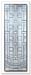 product photography glass leaded door 